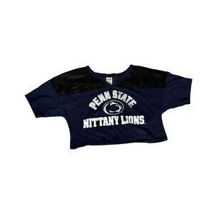 Rare Victoria’s Secret PINK Penn State Nittany Lions crop top w/mesh size Small